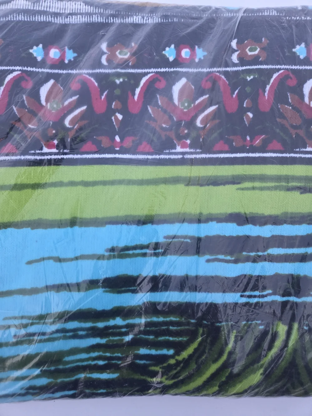 Cotton Tapestry Throw - Multicolor Elk Design